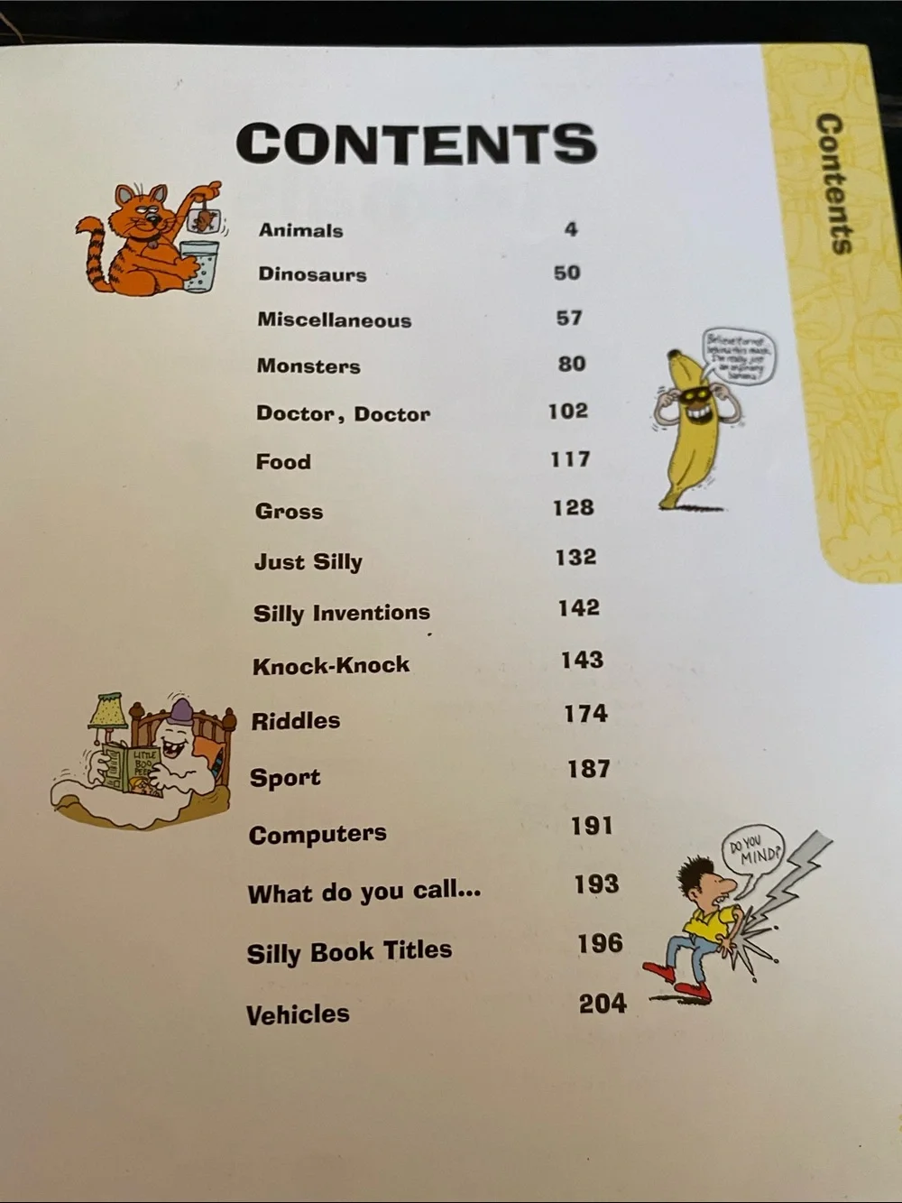 Kids Jokes Book - Bright Blue & Green Cartoon Cover
